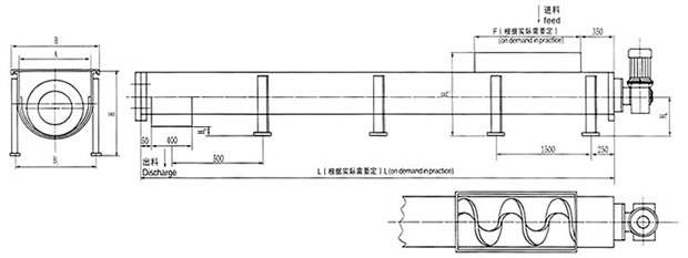 螺旋输送机图纸 螺旋输送机图纸