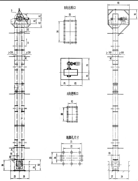 耐高温斗式提升机