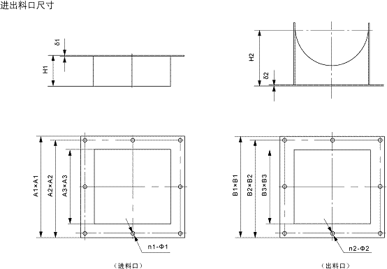LS螺旋输送机进料口